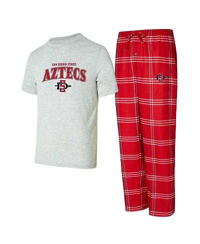 Concepts Sport Men's San Diego State Aztecs T-Shirt Pants Sleep Set