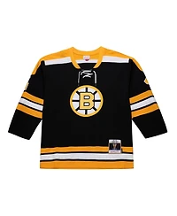 Mitchell & Ness Men's Bobby Orr Black Boston Bruins Big Tall 1971/72 Blue Line 2.0 Jersey