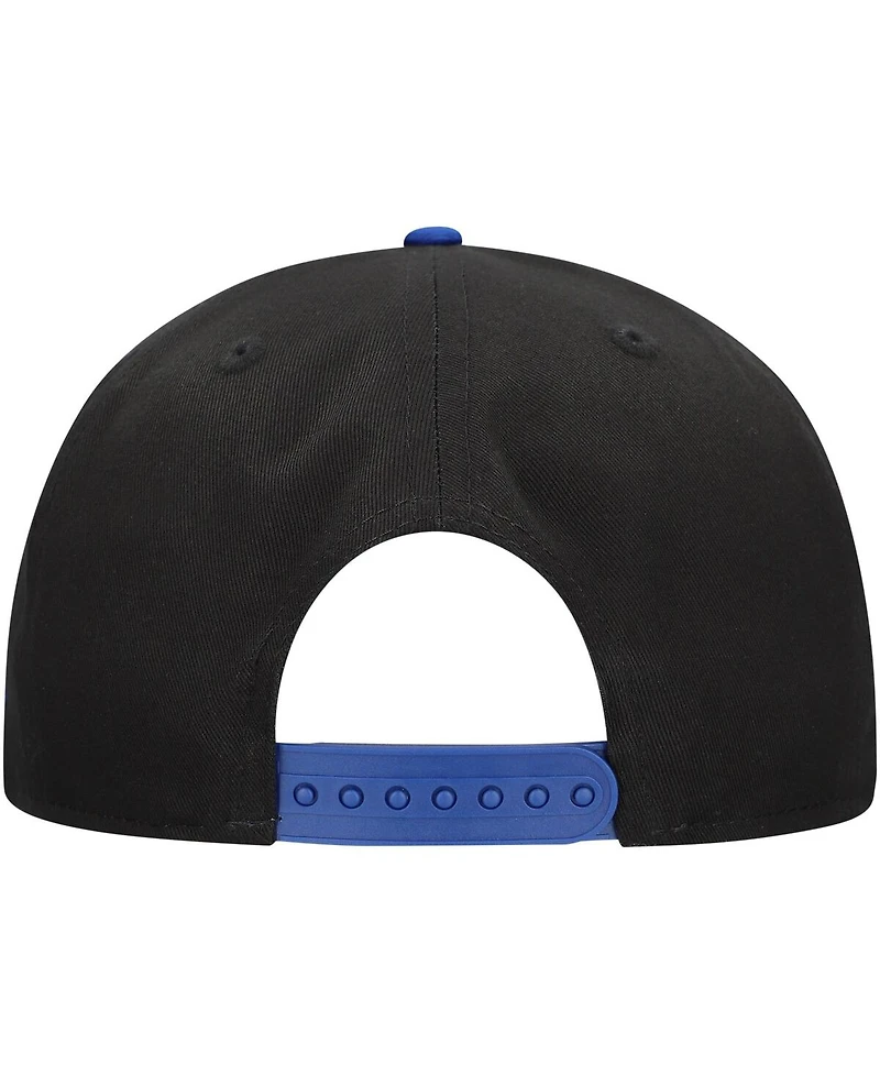 New Era Men's Black/Royal Dallas Cowboys Star Golfer Snapback Hat