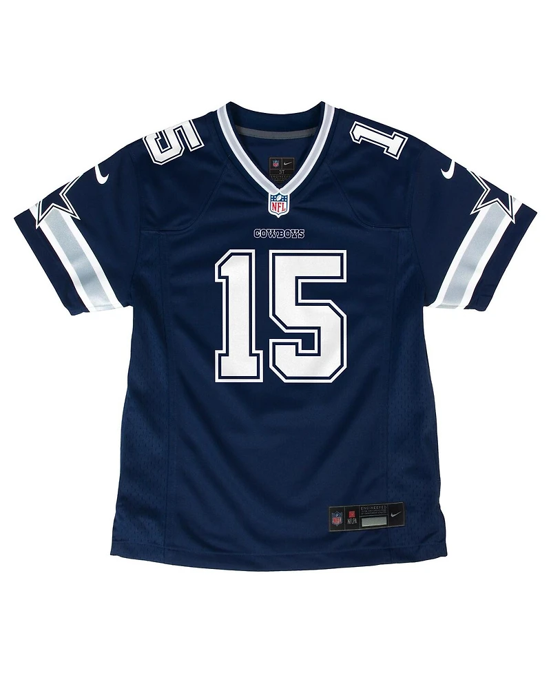 Nike Big Boys and Girls Ezekiel Elliott Navy Dallas Cowboys Game Jersey