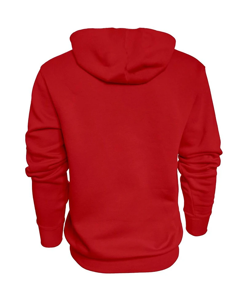 Blue 84 Men's Red Georgia Bulldogs 2024 Sec Football Conference Champions Locker Room Pullover Hoodie