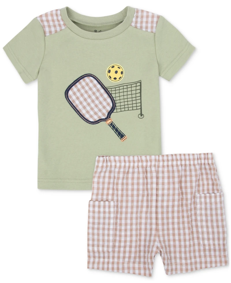 Baby Essentials Boys 2-Pc. Pickleball T-Shirt & Shorts Set