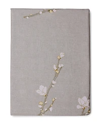 Boss Home by Hugo Boss Almond Flowers 300 Thread Count Cotton Flat Sheet