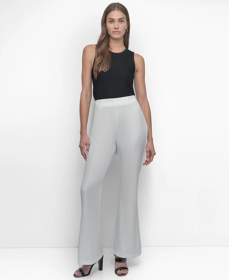 Dkny Women's Front-Seam Pull-On Trousers