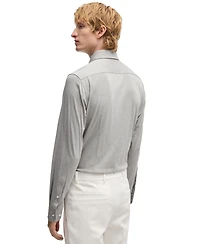Boss by Hugo Boss Men's Slim-Fit Cotton-Blend Shirt