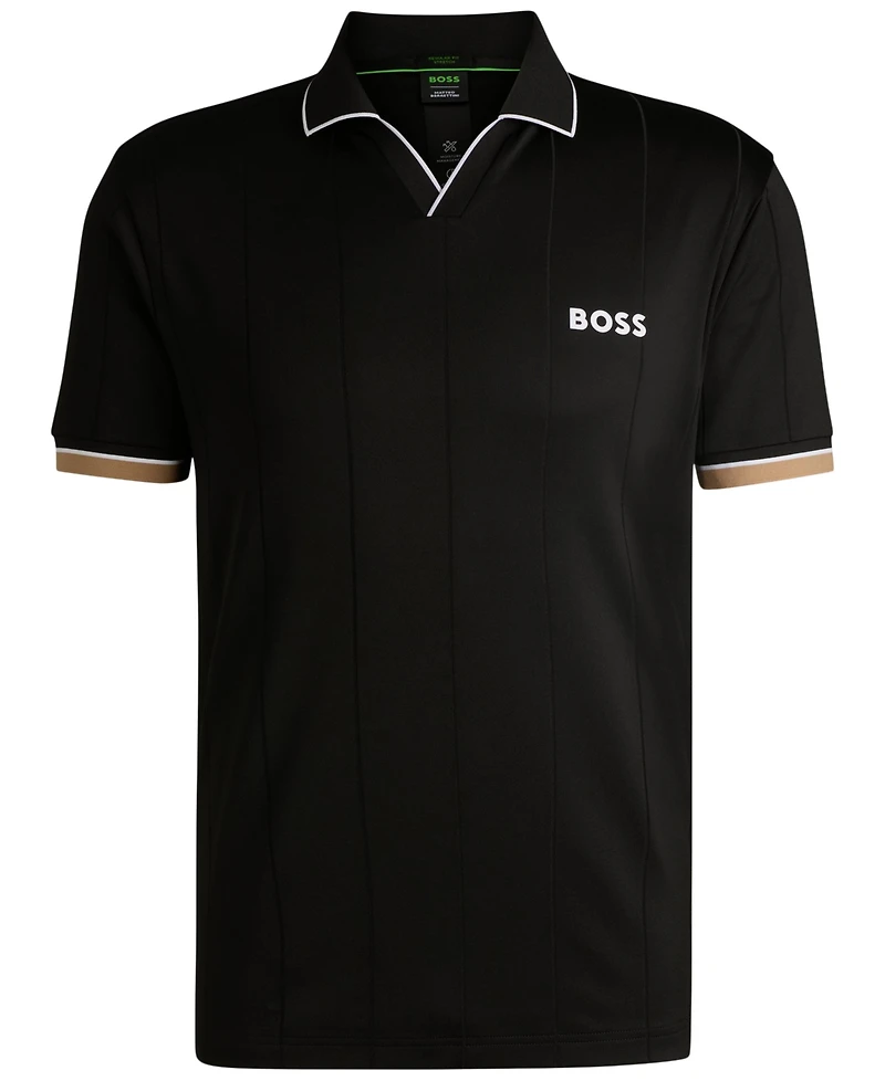 Boss by Hugo Boss Men's Four-Way Stretch Active Slim-Fit Polo