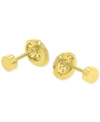 Cubic Zirconia Stud Earrings (3/4 ct. t.w.) in 14k Gold-Plated Sterling Silver