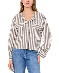 Vince Camuto Women's Striped Cropped Jacket