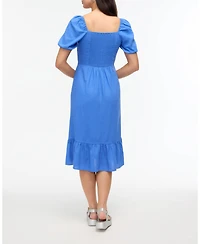 Ellen Tracy Women s Sweetheart Neckline Flounce Dress