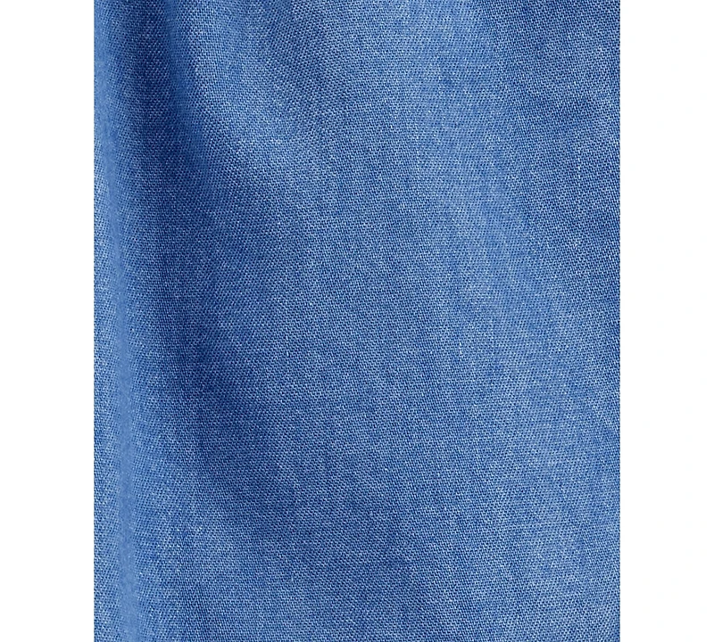 Carter's Toddler Girls Cotton Chambray Pull-On Shorts