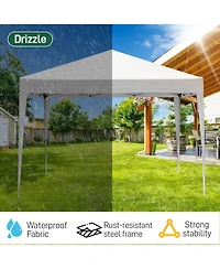 Slickblue Practical Waterproof Right-Angle Folding Tent for Outdoor Events and Shelter