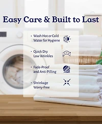 Striped 500 Thread Count Fitted Sheet Only, 100% Cotton Sateen, Fully Elasticized with Deep Pockets by California Design Den