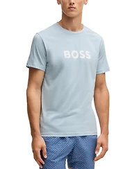 Boss by Hugo Men's Spf 50+ Uv Protection Cotton-Jersey T-Shirt