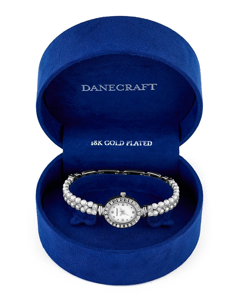Danecraft Women's Fine Silver Plated Analog Watch