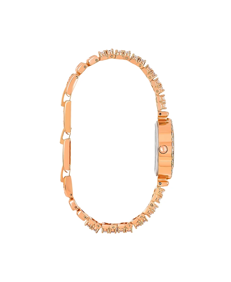 Danecraft Women's 18K Fine Rosegold Plated Analog Watch