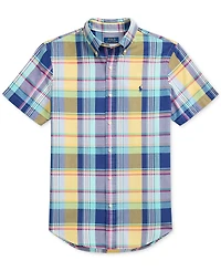 Polo Ralph Lauren Men's Classic-Fit Yarn-Dyed Plaid Cotton Oxford Button-Down Shirt