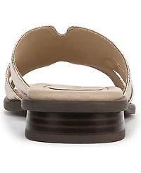 LifeStride Women's Royalty Bit Square Open Toe Slide Sandals