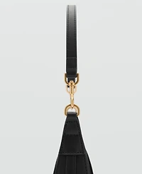 Mango Women's Leather-Effect Crossbody Bag