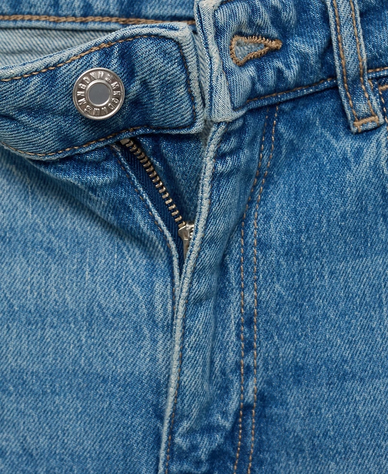 Mango Women's High-Waist Balloon Jeans