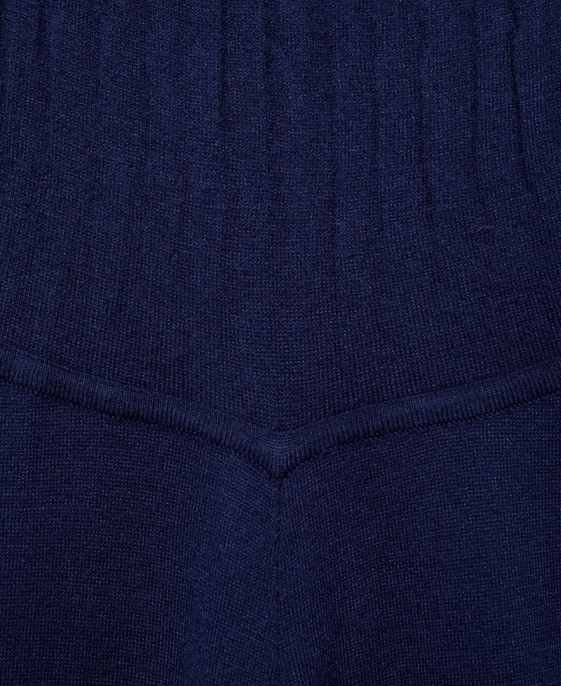 Mango Women's Knitted Wide Leg Pants