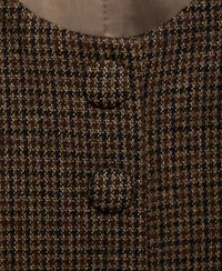Mango Women's Check Wool Suit Vest