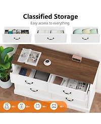 gaomon Dresser for Bedroom with 6 Drawers