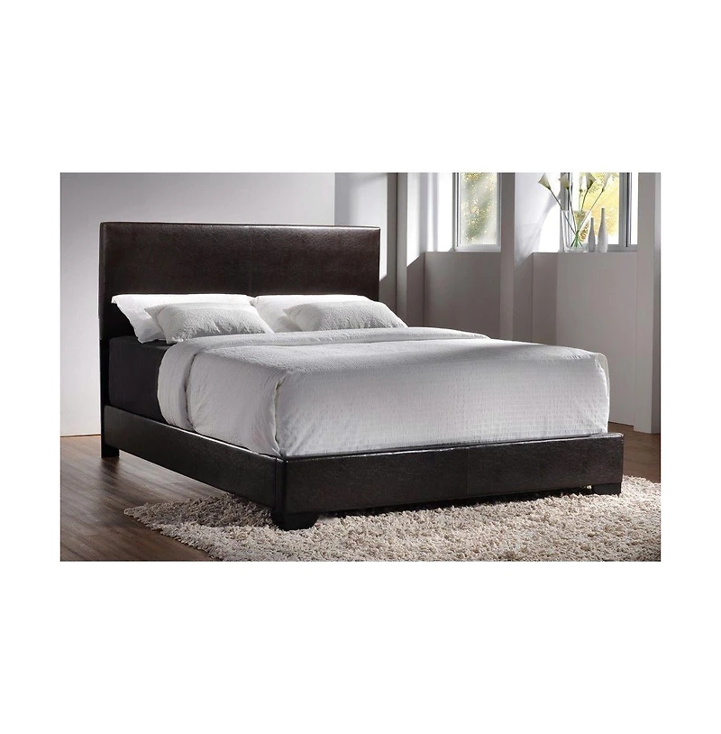 Slickblue Upholstered Bed with Stylish Headboard for Modern Bedroom Decor