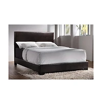Slickblue Upholstered Bed with Stylish Headboard for Modern Bedroom Decor