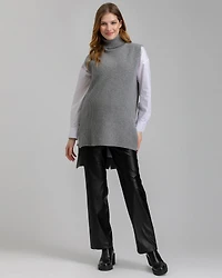 Maternity Straight & Stretchy Leather Romeo Trousers