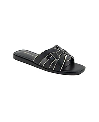 BCBGeneration Women's Meltem Slide Flat Sandals