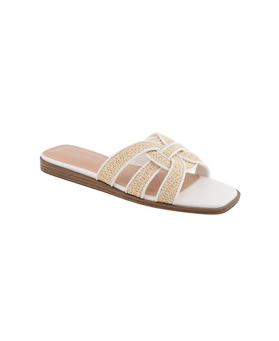 BCBGeneration Women's Meltem Slide Flat Sandals