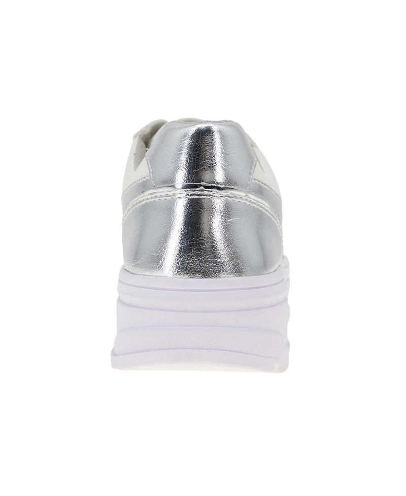 BCBGeneration Women's Katina Lace-Up Platform Sneakers