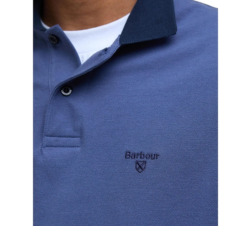 Barbour Men's Lynmouth Contrast Trim Short Sleeve Polo Shirt