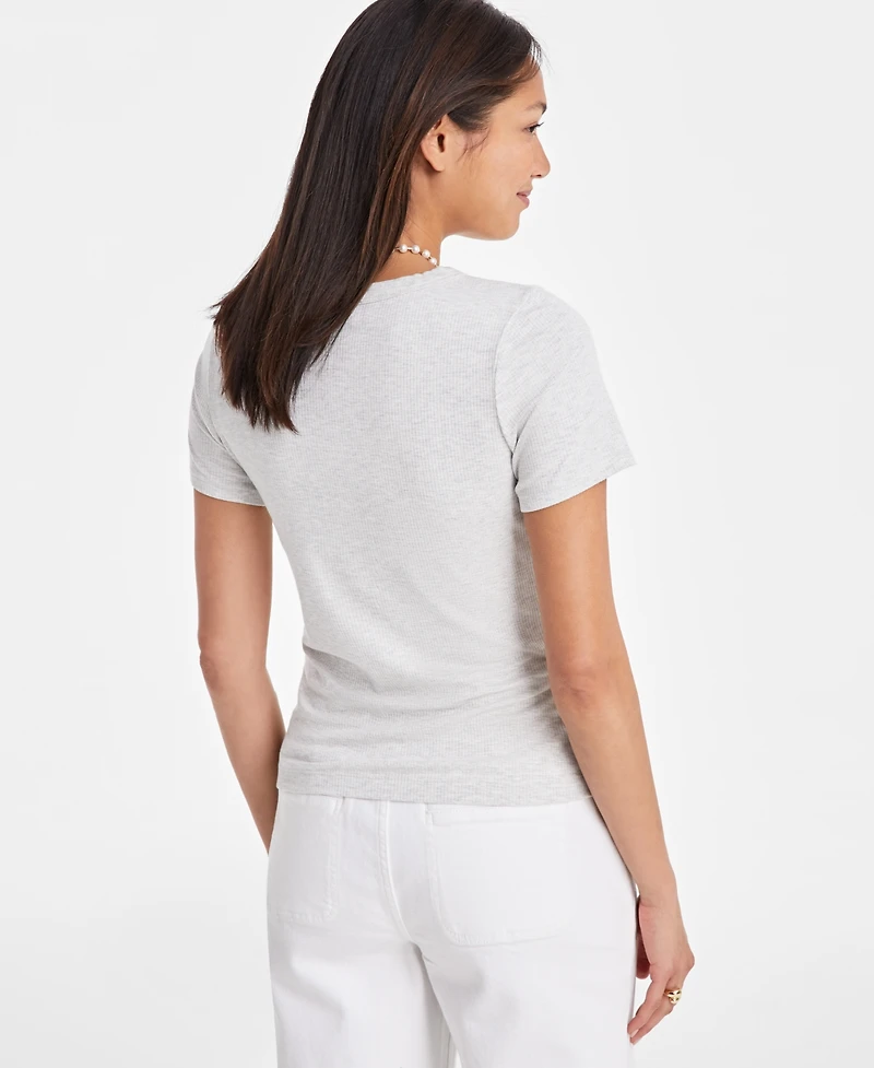 On 34th Women's Ribbed T-Shirt