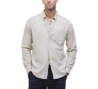 Barbour Men's Nelson Linen Tailored-Fit Solid Button-Down Shirt