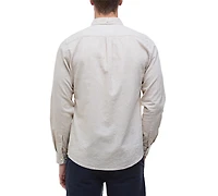 Barbour Men's Nelson Linen Tailored-Fit Solid Button-Down Shirt