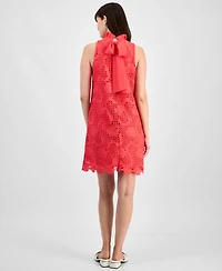 Anne Klein Women's Lace Mini Sleeveless Shift Dress