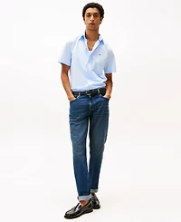 Tommy Hilfiger Men's Short Sleeve Flex Poplin Regular Fit Shirt