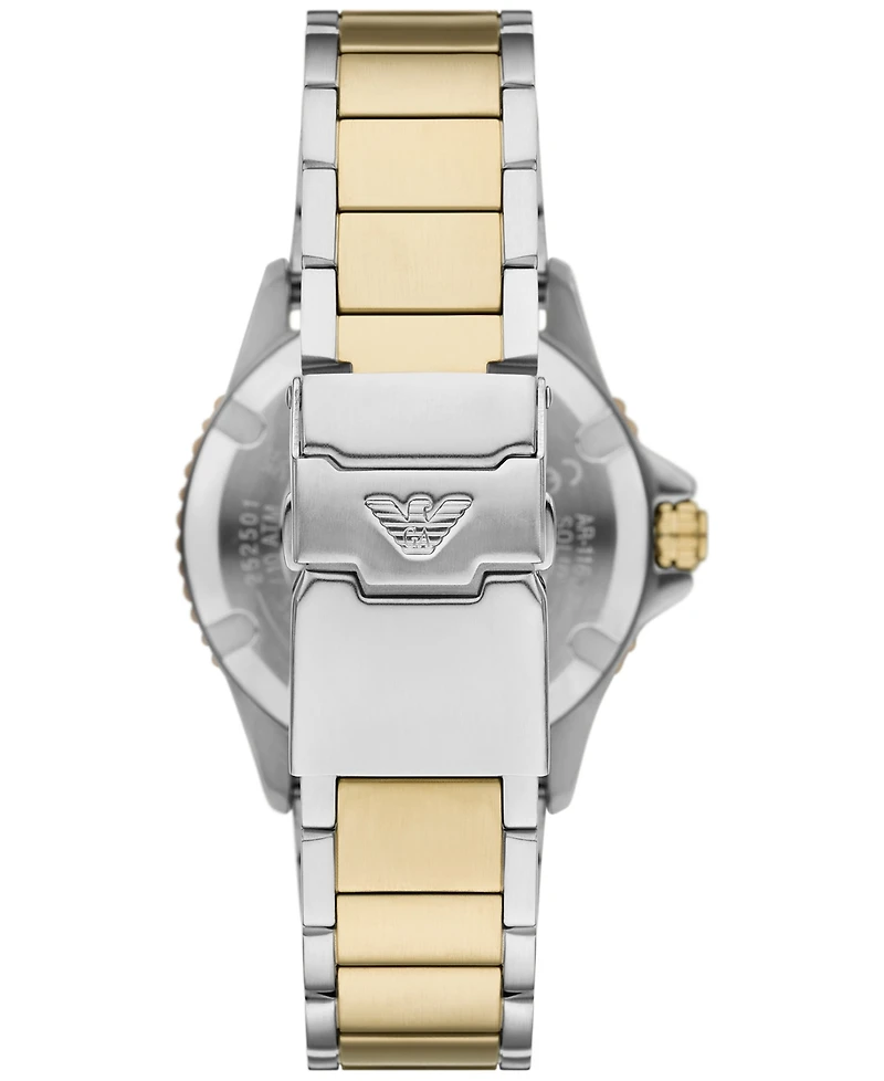 Emporio Armani Men's World Explorer Two-Tone Stainless Steel Bracelet Watch 42mm