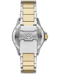 Emporio Armani Men's World Explorer Two-Tone Stainless Steel Bracelet Watch 42mm