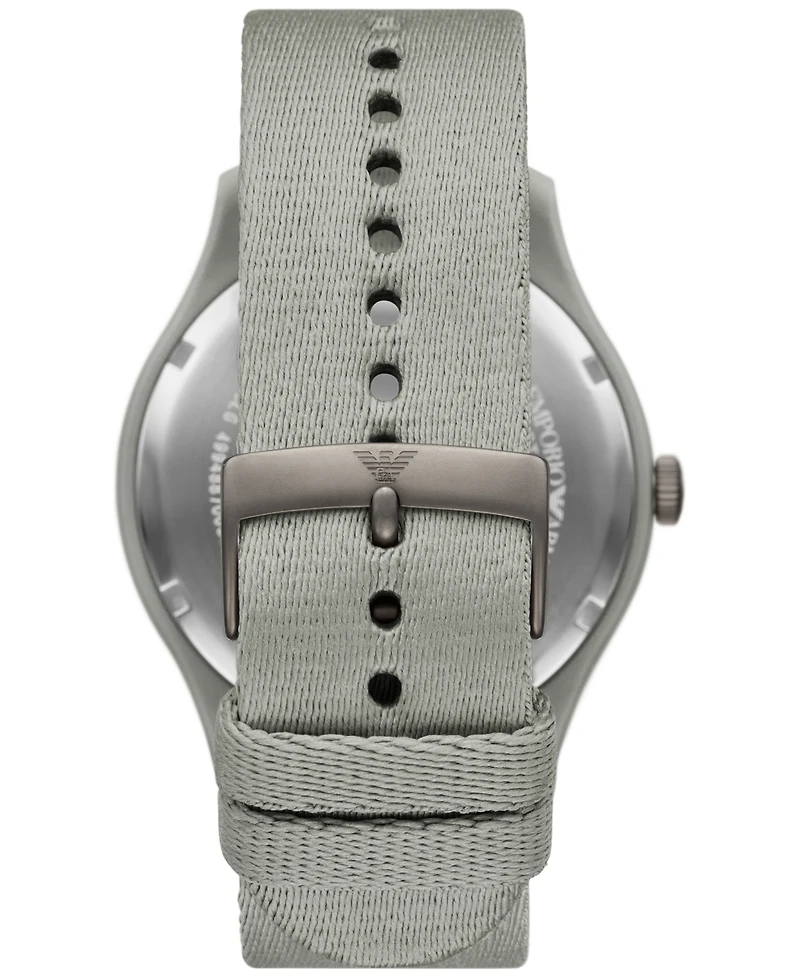 Emporio Armani Men's Tide Ocean Material Strap Watch 45mm