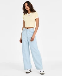 Levi's Women's Graphic Rickie Cotton Ringer T-Shirt