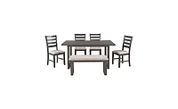 6-Pieces Family Furniture Set for Stylish and Comfortable Living Room Seating