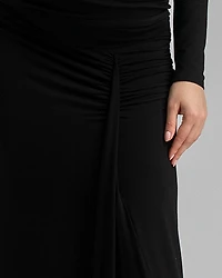 Pietro Brunelli Maternity Ruched Bamboo Jersey Stretch Nike Skirt