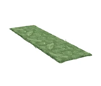 vidaXL Sun Lounger Cushion Leaf Pattern Oxford Fabric