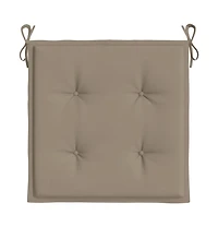 Garden Chair Cushions 6 pcs Taupe 19.7"x19.7"x1.2" Oxford Fabric