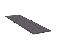 Deck Chair Cushion Anthracite (29.5"+41.3")x19.7"x1.6"