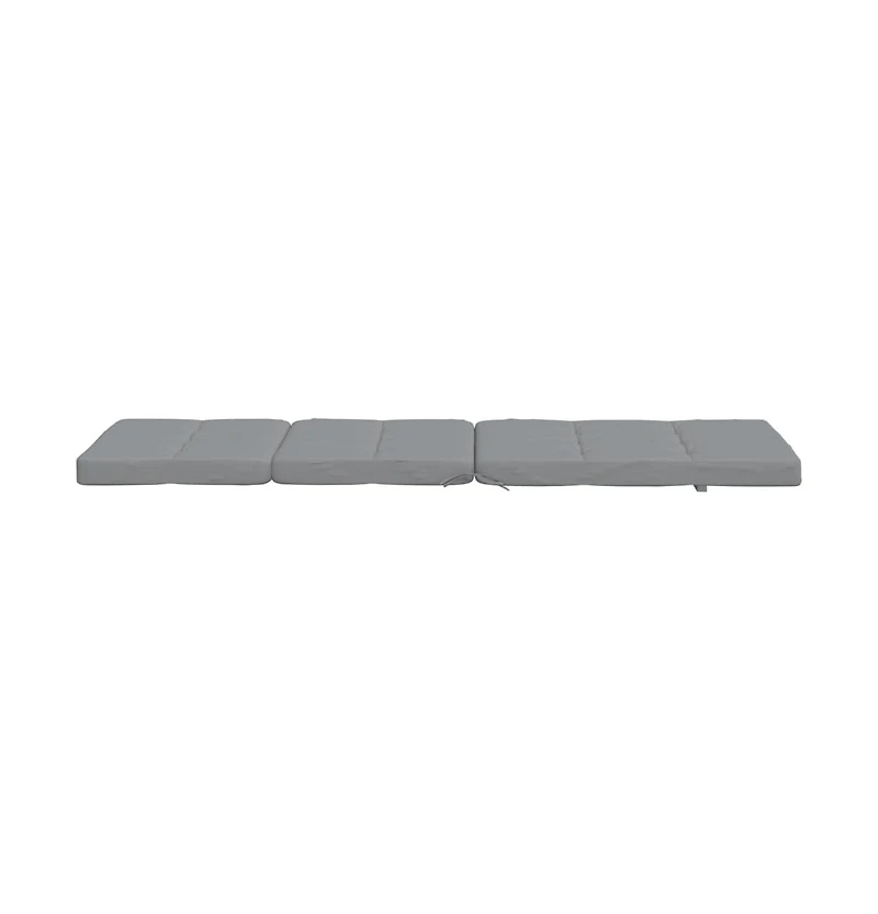 Deck Chair Cushions 2 pcs Gray Oxford Fabric