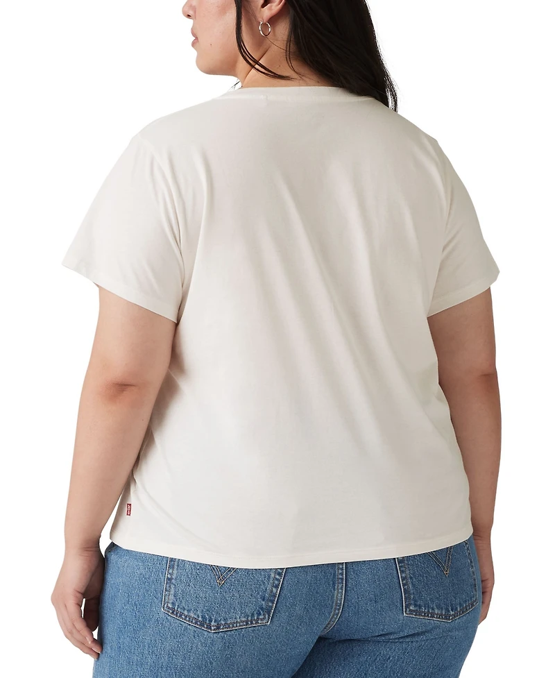 Levi's Plus Perfect Cotton Logo Short-Sleeve T-Shirt