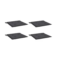 Garden Chair Cushions 4 pcs Anthracite 19.7"x19.7"x1.6" Oxford Fabric